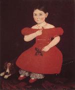 Amy Philip The Girl wear the red dressi Germany oil painting reproduction